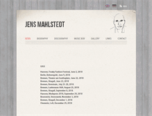 Tablet Screenshot of jensmahlstedt.com